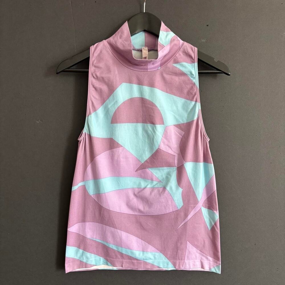 VTG 2000s Victoria’s Secret Y2K Pastel Abstract Top Athleisure - Size L